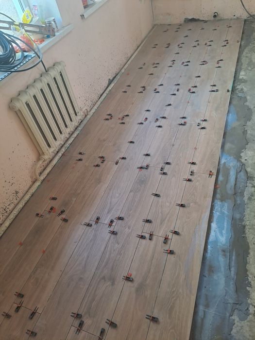 Левкас покраска ламинат Кафель