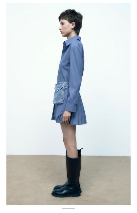 Платье рубашка ZARA размер М