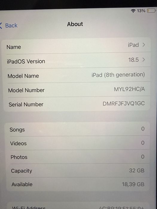 Ipad 8 generation