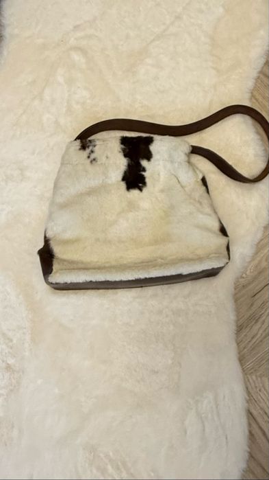 Дамска чанта от естествена телешка кожа