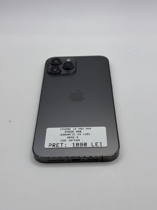 Iphone 12 Pro Max 256GB 90% Grad A Garantie 24 Luni - zonemag.ro