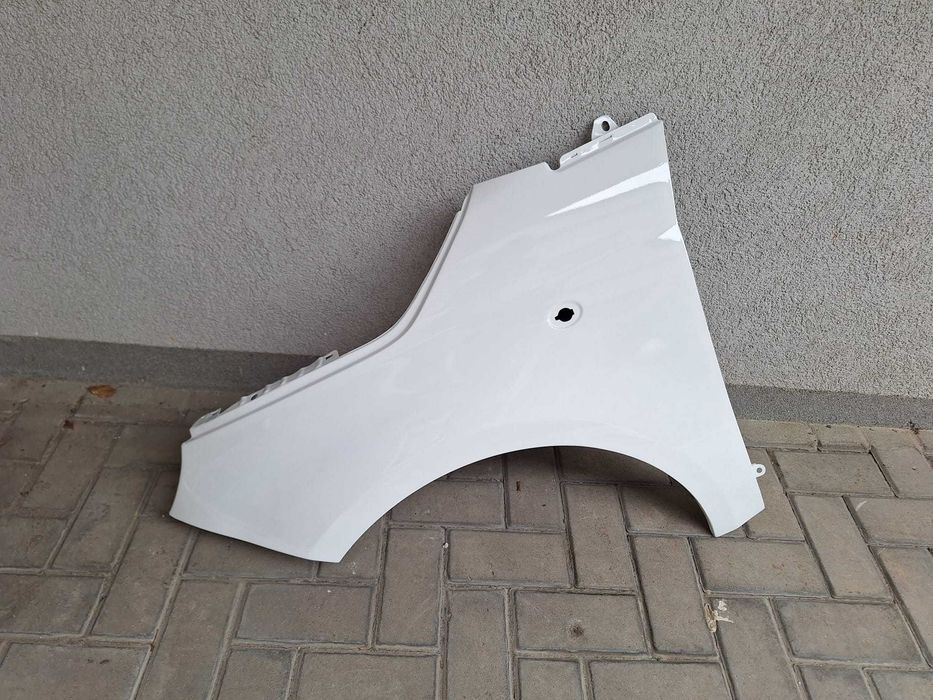 Aripa Fata Stanga Fiat 500 An 2007-2015 Vopsita Alb