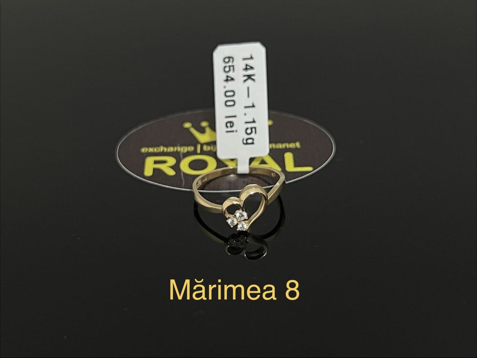 Bijuteria Royal CB : Inel dama aur nou 14k 1,15gr