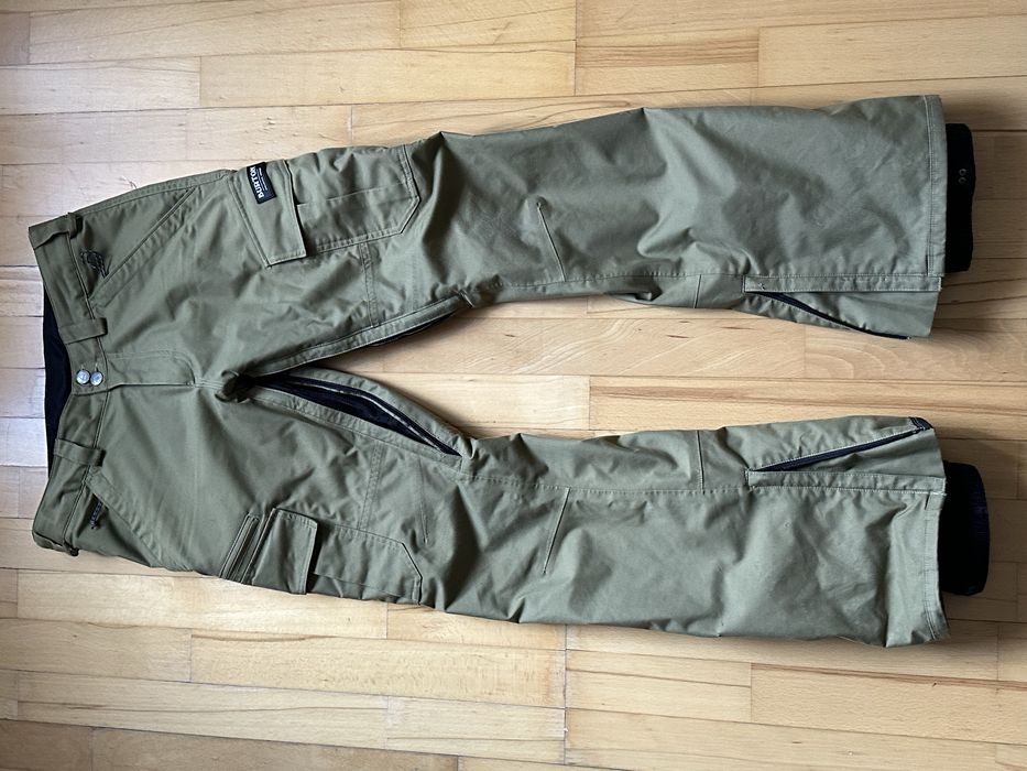 Pantaloni snowboard/ski Burton – XS – verde – stare foarte bună