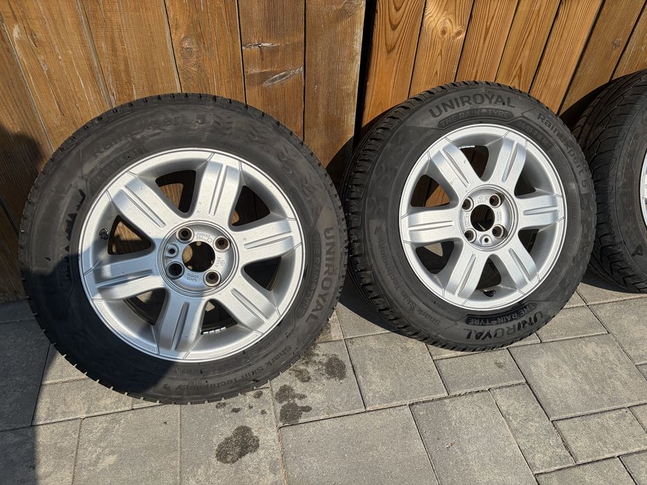 Set roți jante aliaj Dacia Logan R15 + anvelope vară Uniroyal Rainexpert (2 noi)