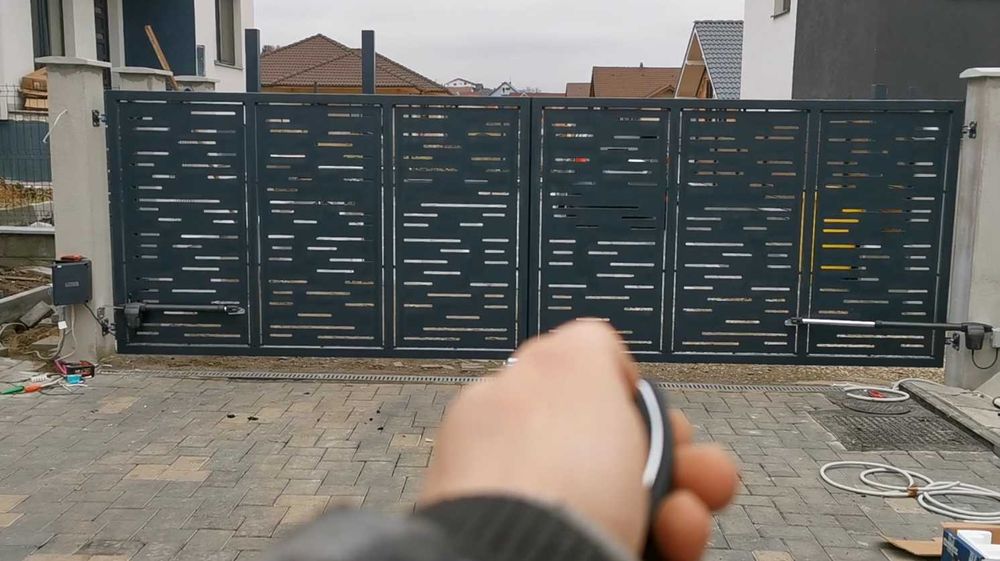 Automatizare poarta batanta culisanta sina Motorline montaj Mures