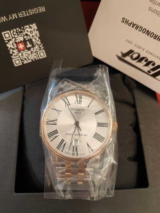 Чисто НОВ Tissot Carson Premium Powermatic 80