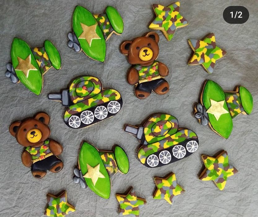 Пряничные подарки для мальчиков на 7 мая