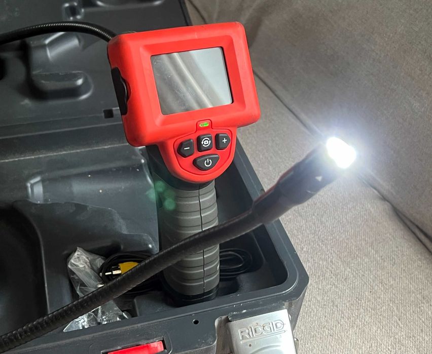 Ridgid Micro CA-25 Cameră inspecție defect display, accesorii incluse