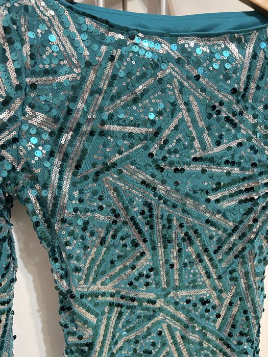 Парти рокля с пайети