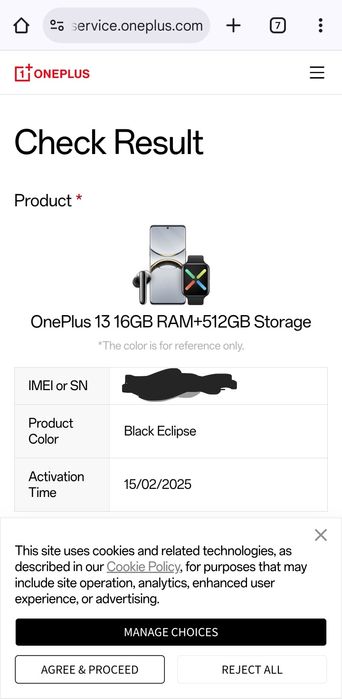 Oneplus 13 16/512gb black, европейска версия