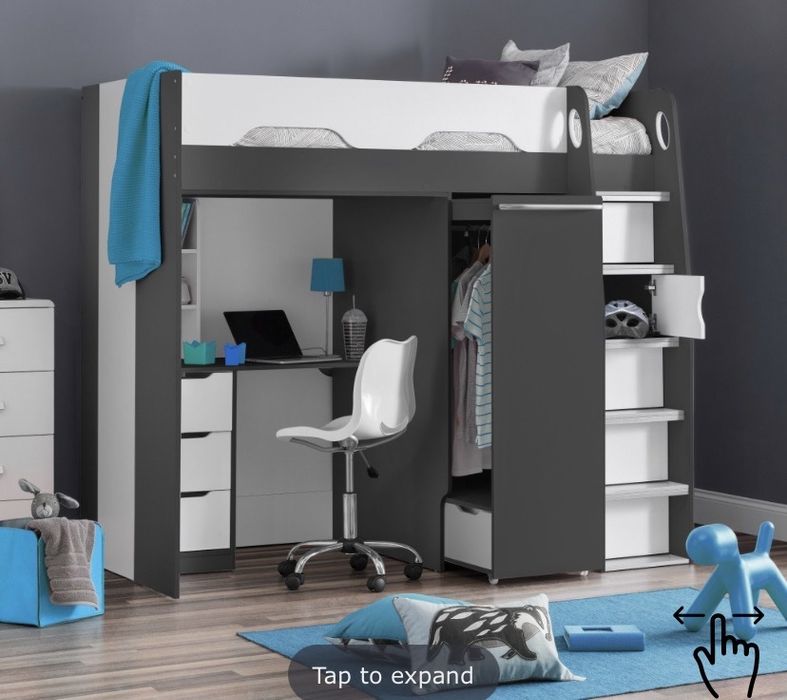 Детско легло с гардероб и бюро