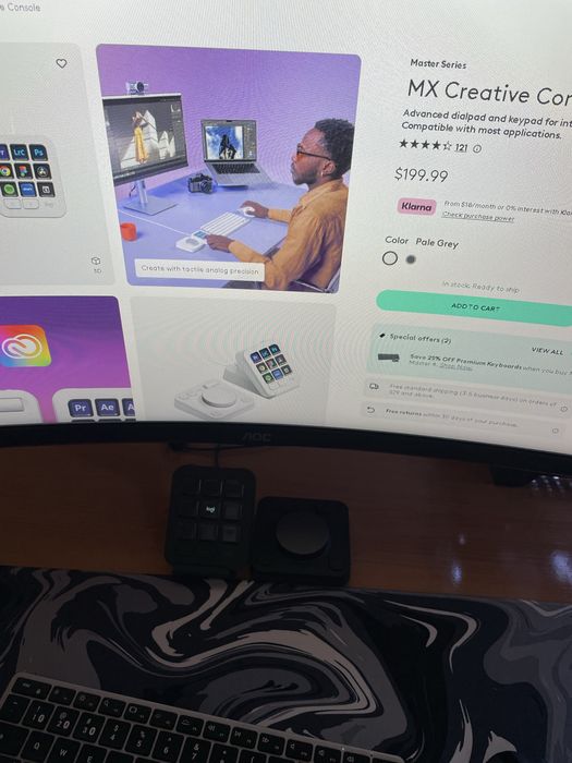 Vand logitech MX Creative Console