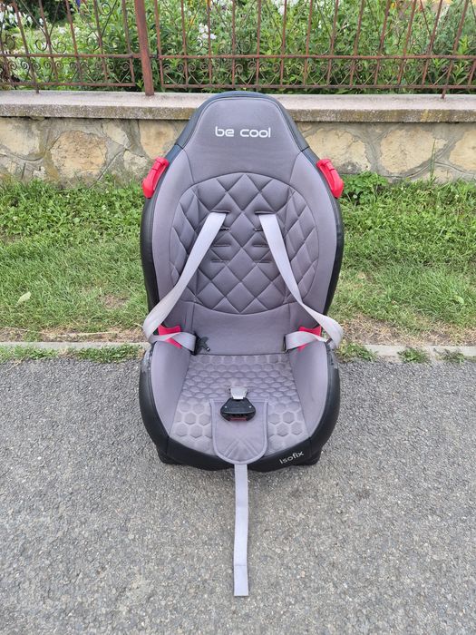 Scaun auto gri copii cu isofix becool