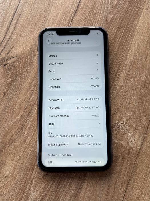 Vand iphone 11 64gb baterie noua