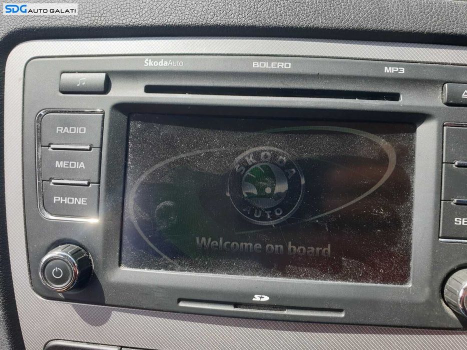 Radio CD Player Aux Auxiliar BOLERO Skoda Octavia 2 2004 - 2013