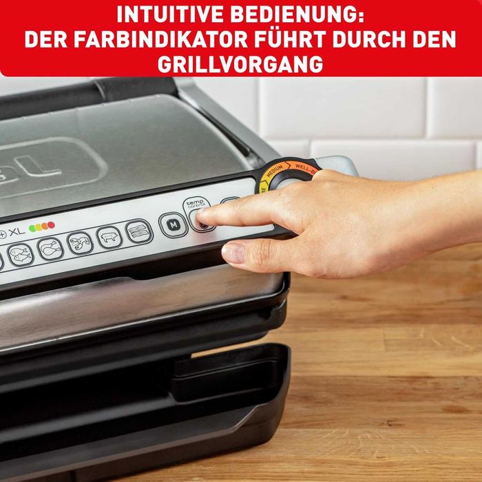 Грил TEFAL GC722D Optigill + XL, 2000W