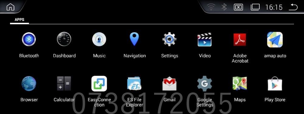 Navigatie BMW Seria 5 7 F10 F01 GPS Android Carplay Internet Bluetooth