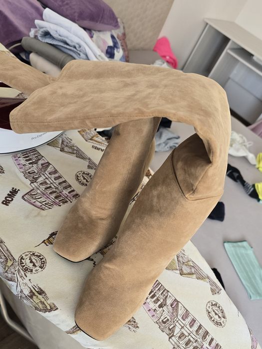 Cizme camel bej pimkie