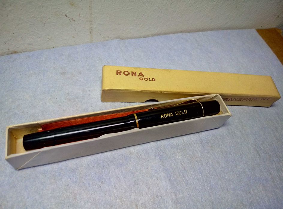 1930-40г Немска Писалка RONA GOLD със ЗЛАТНО Перо Злато 585
