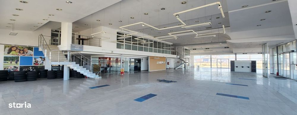 Showroom auto,construcții 6500 mp,teren 31.350 mp,front 176 ml la DN 1