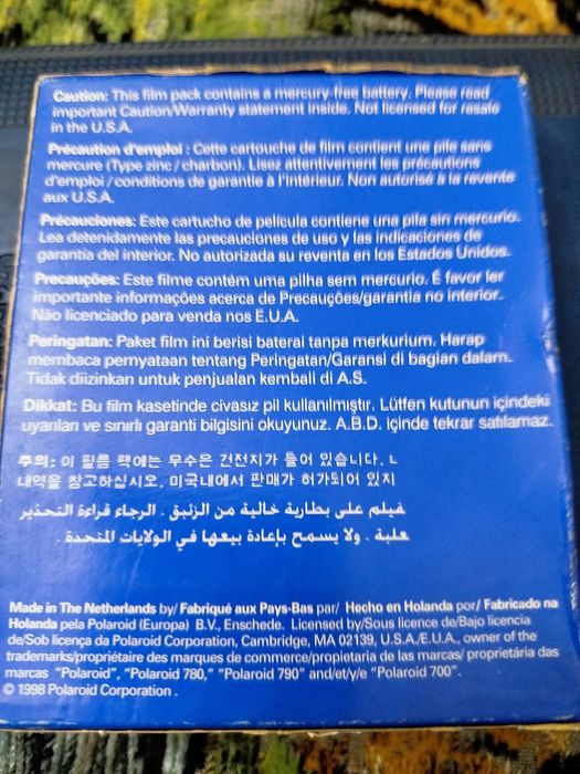 Пленка для фотоаппарата Polaroid