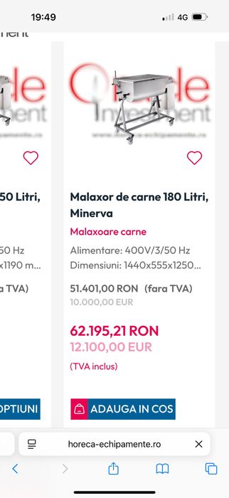 Malaxor de Carne 180 l