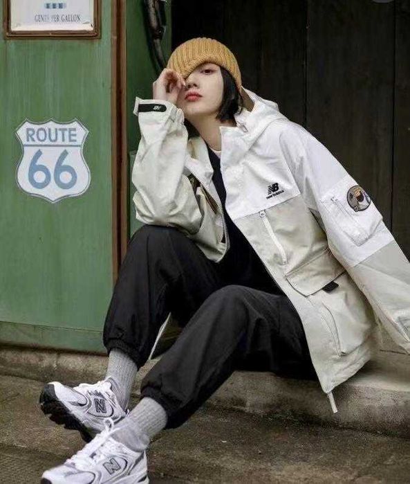 Новая Куртка New Balance зеленая NAA89023-GRN