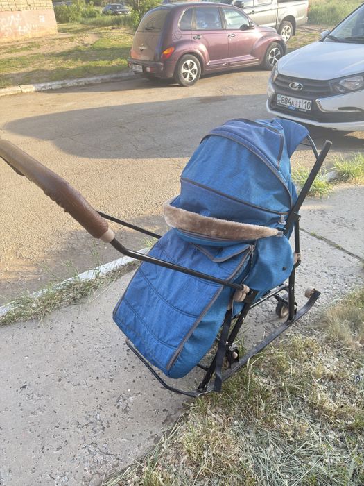 Продам санки - коляска , велосипед - коляска