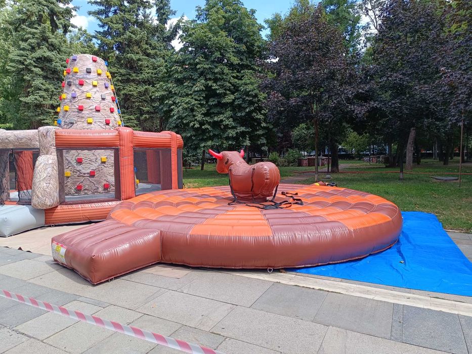 Надуваем замък,батут, човешка джага, зорб топки или пързалка под наем.