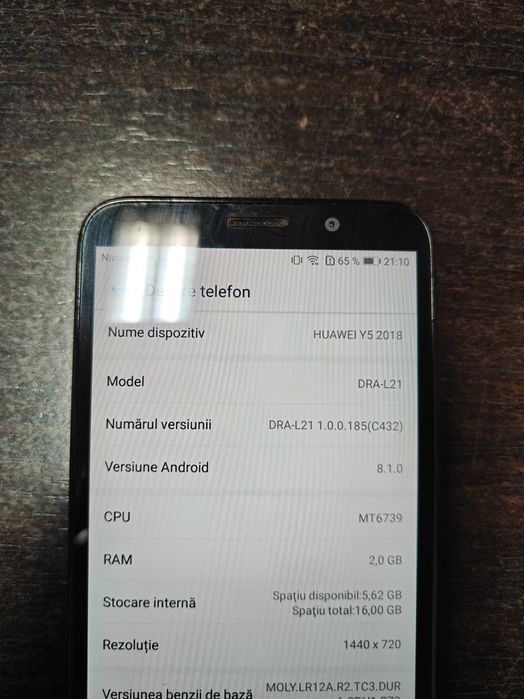 Vând Huawei Y5 2018 – Perfect Funcțional