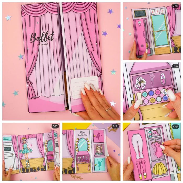 Игровые книги куклы подарок для девочки игрушки пакет игрушек