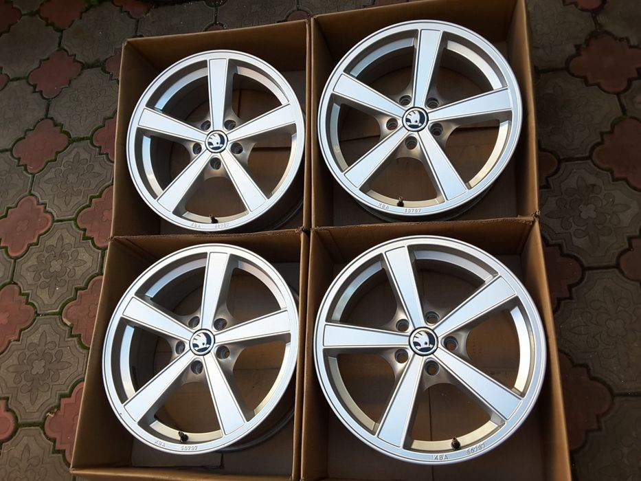 jante aliaj 17; 5x112;  Skoda Kodiaq, Karoq, Superb, Octavia Scout