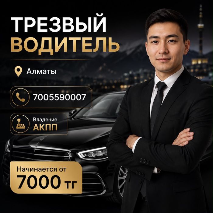 Трезвый водитель Алматы