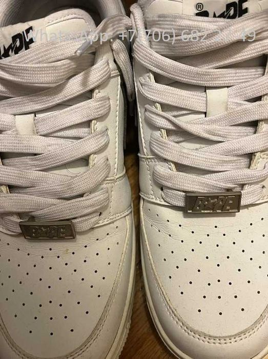 A Bathing Ape Bape Sta Low M1 Black/White 28