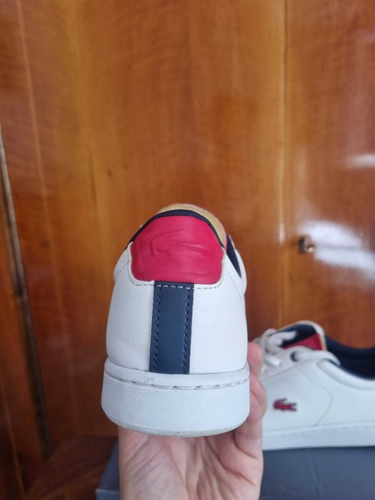 adidasi Lacoste piele originali