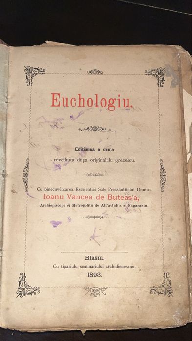 Carte de rugaciuni veche