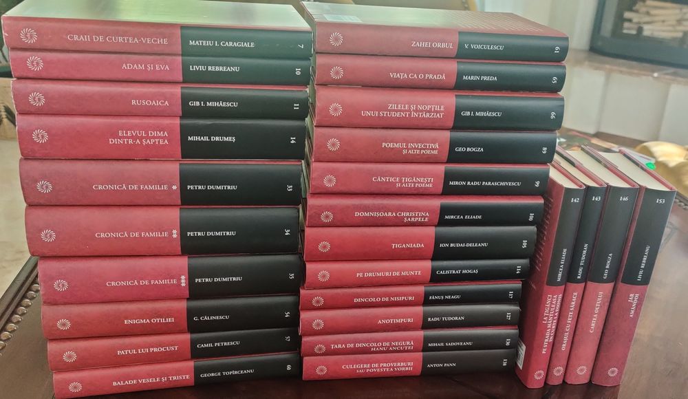 Cărți colectia de literatură românească Biblioteca pentru toți 26 volume,noi
