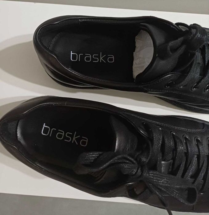 кеды черные, кожа, 45 размер