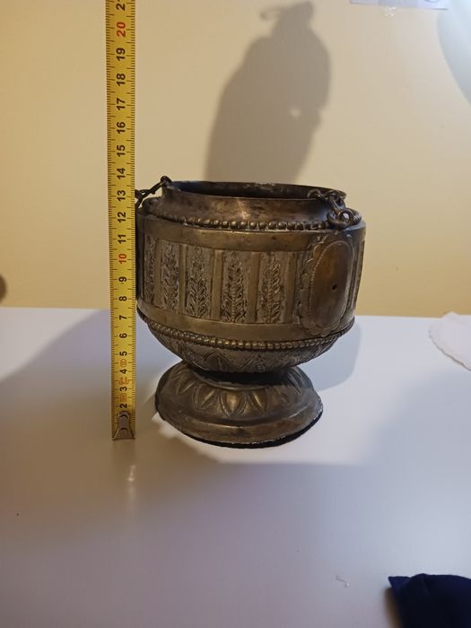 Ghiveci antic cupru/alamă