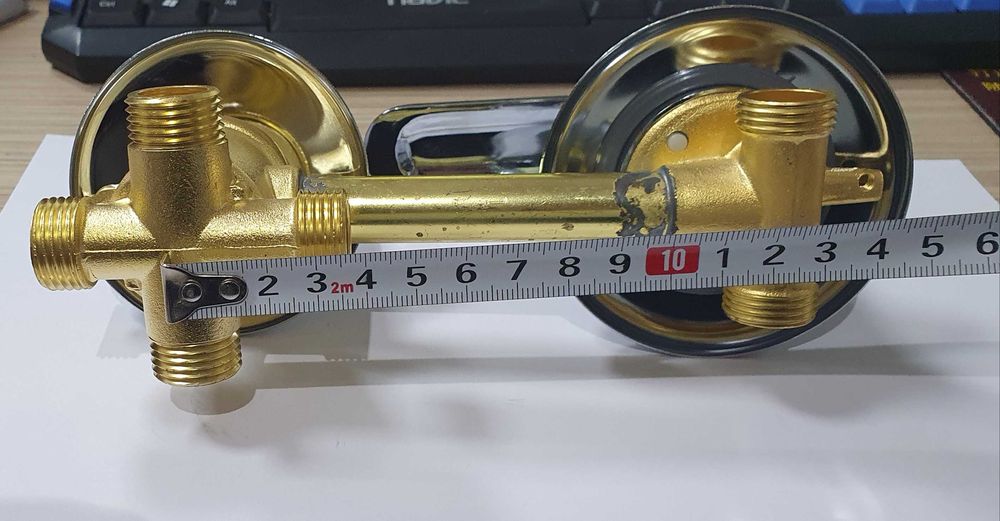 Baterie cabina dus 4 iesiri filet stut 10cm 12.5cm