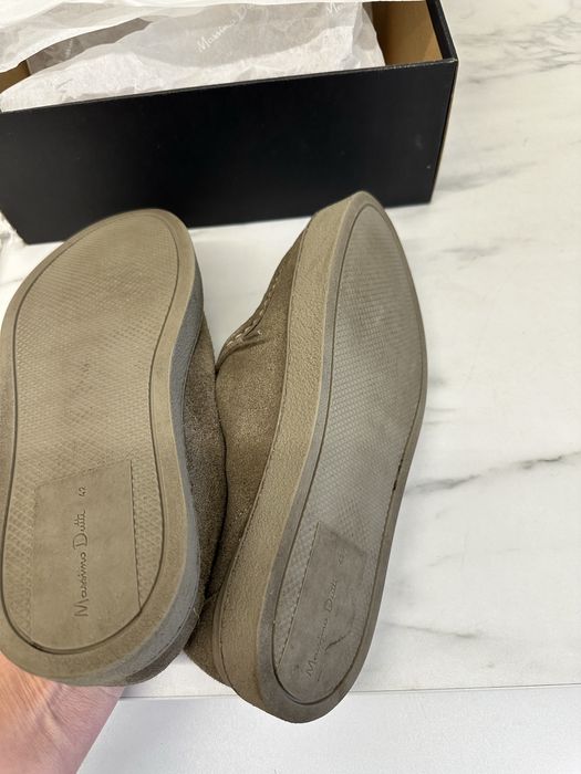 Мъжки велурени обувки Massimo Dutti