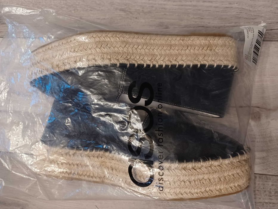 Espadrile negre, marimea 40