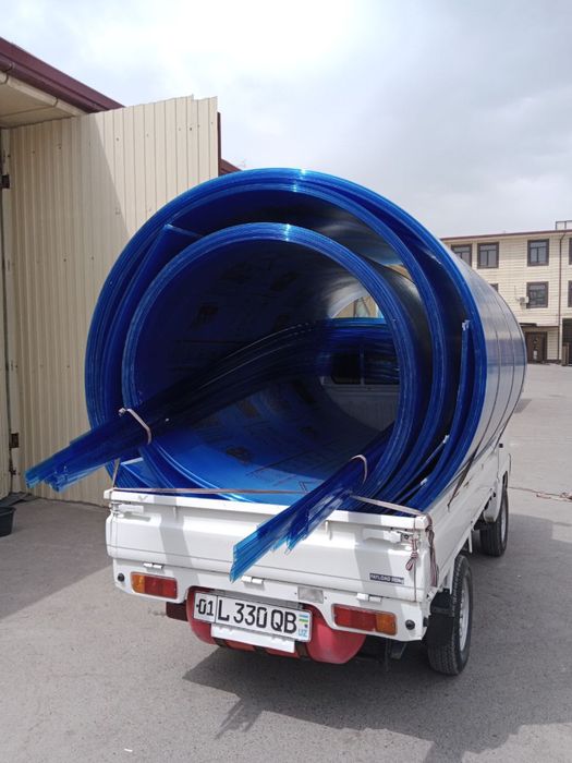 Сотовый поликарбонат Лексан синий Узбекистон буйлаб доставка бор!