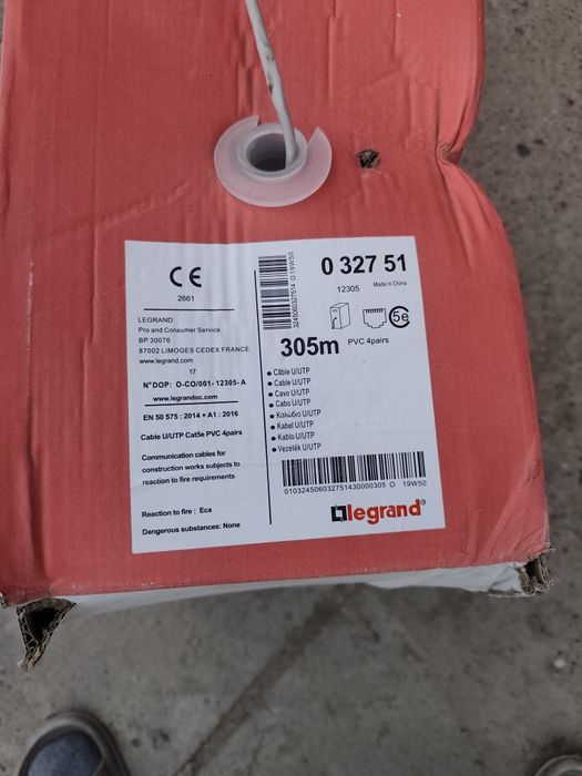 Utp legrand cat5