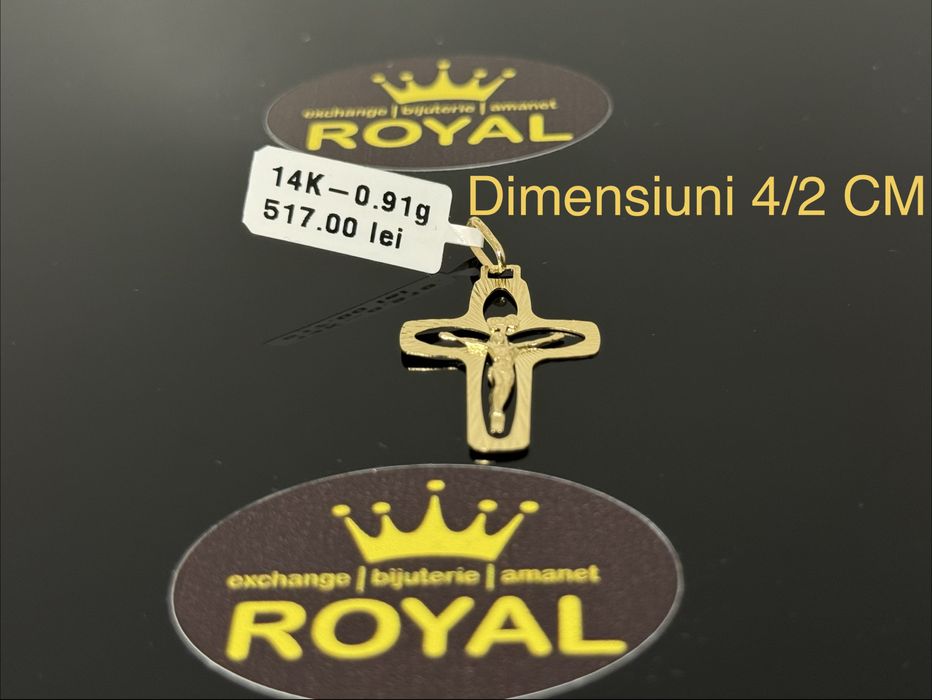 Bijuteria ROYAL : Pandantiv AUR 14K NOU / 0.91 GR