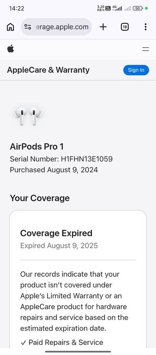 Airpods 1 pro новая