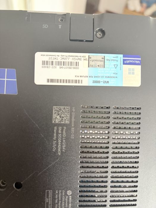 Laptop hp i7 gen3