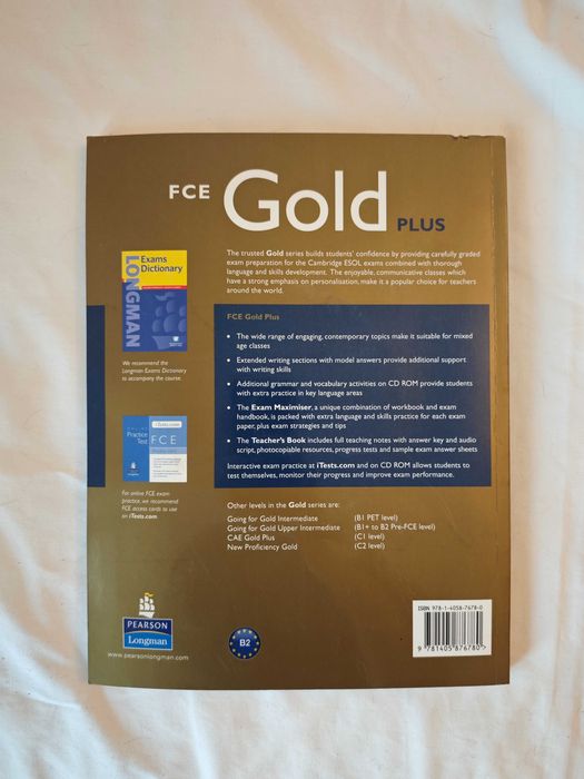 Manual Engleza FCE Gold Coursebook cu CD