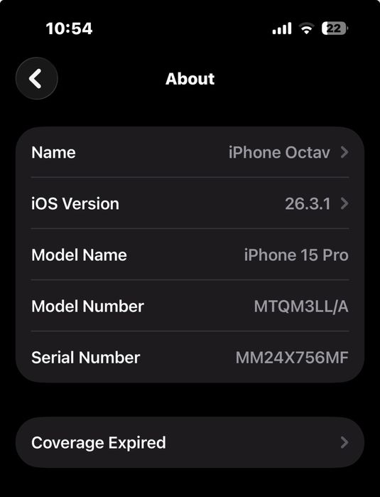 Iphone 15 Pro, 128 GB